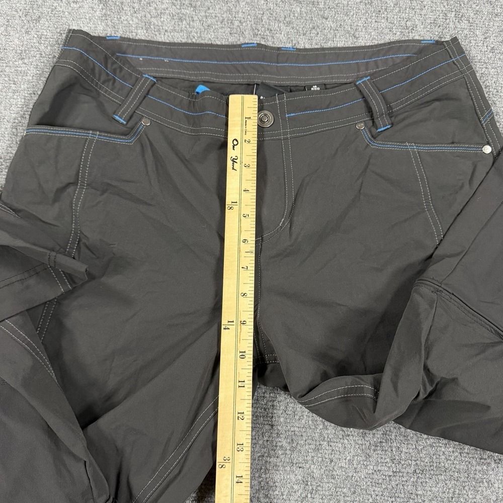 Kuhl Kliffside Convertible Cargo Pants Womens Size 14 Dark Gray Outdoors Hiking - Picture 7 of 9
